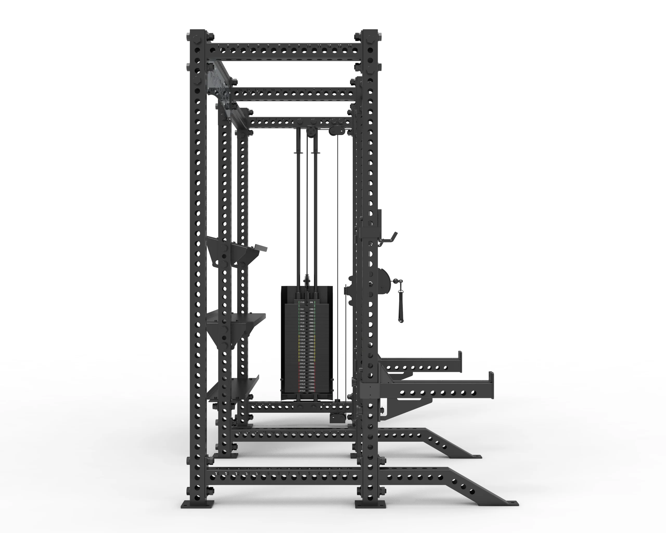 X Series Rack with Cable Tower + Storage